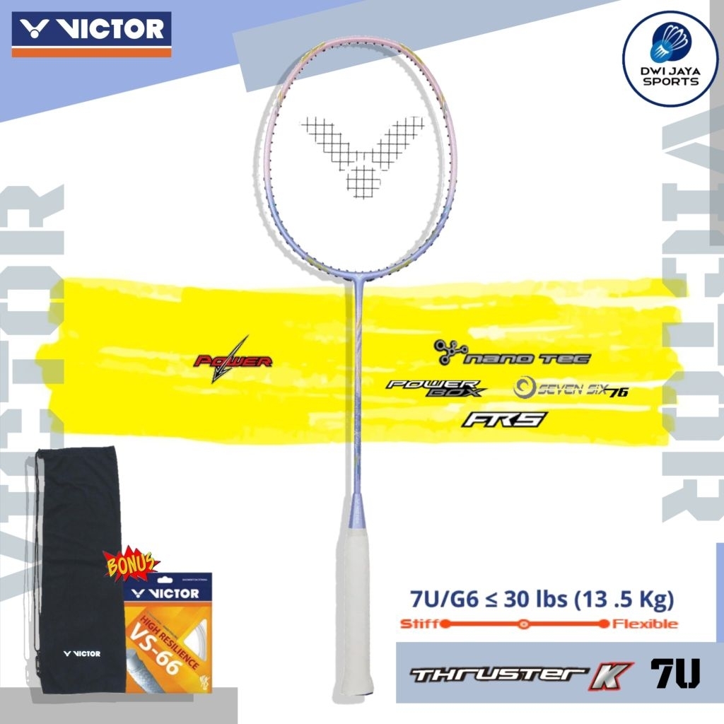 Victor Thruster K 7U T | TK-7U T Badminton Racket