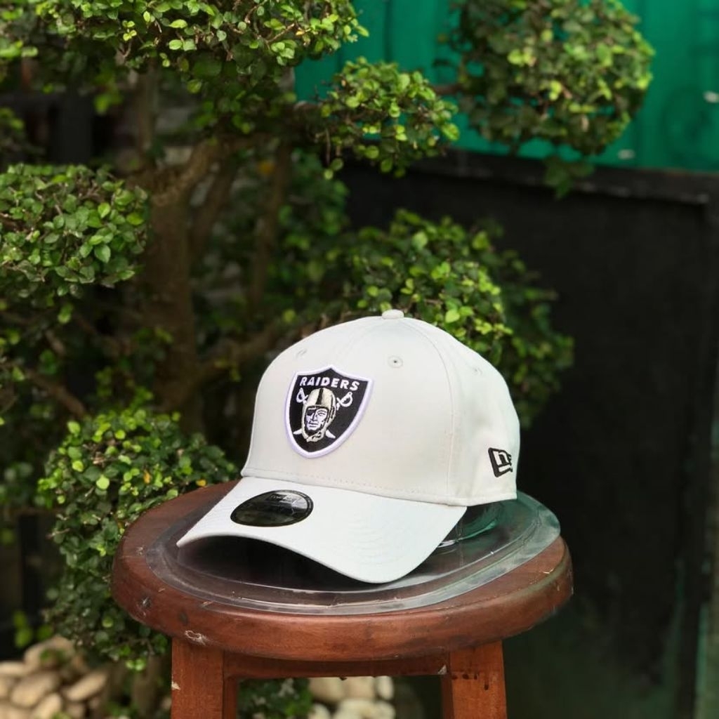 New Era 940 Raiders Cap Light Grey Black BNWT ORIGINAL BARANG RESMI STORE