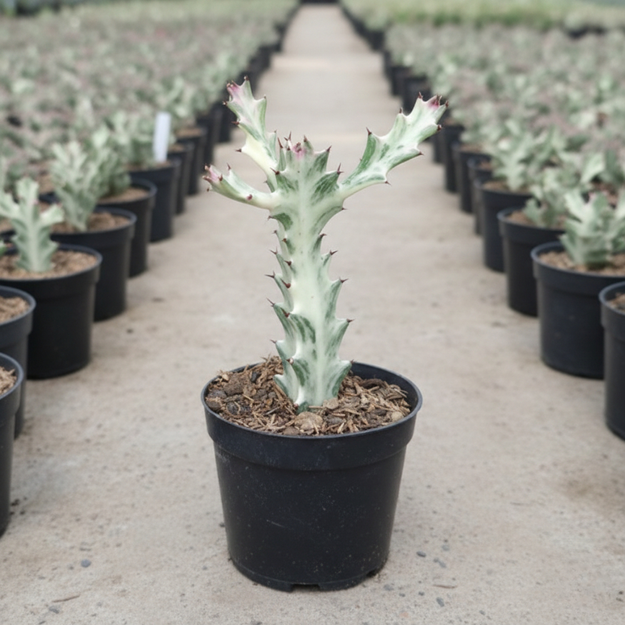 Tanaman Euphorbia Lactea Tulang putih