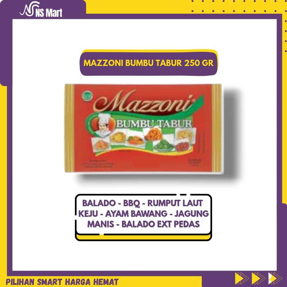Bumbu Tabur Mazzoni 250gr Aneka Rasa