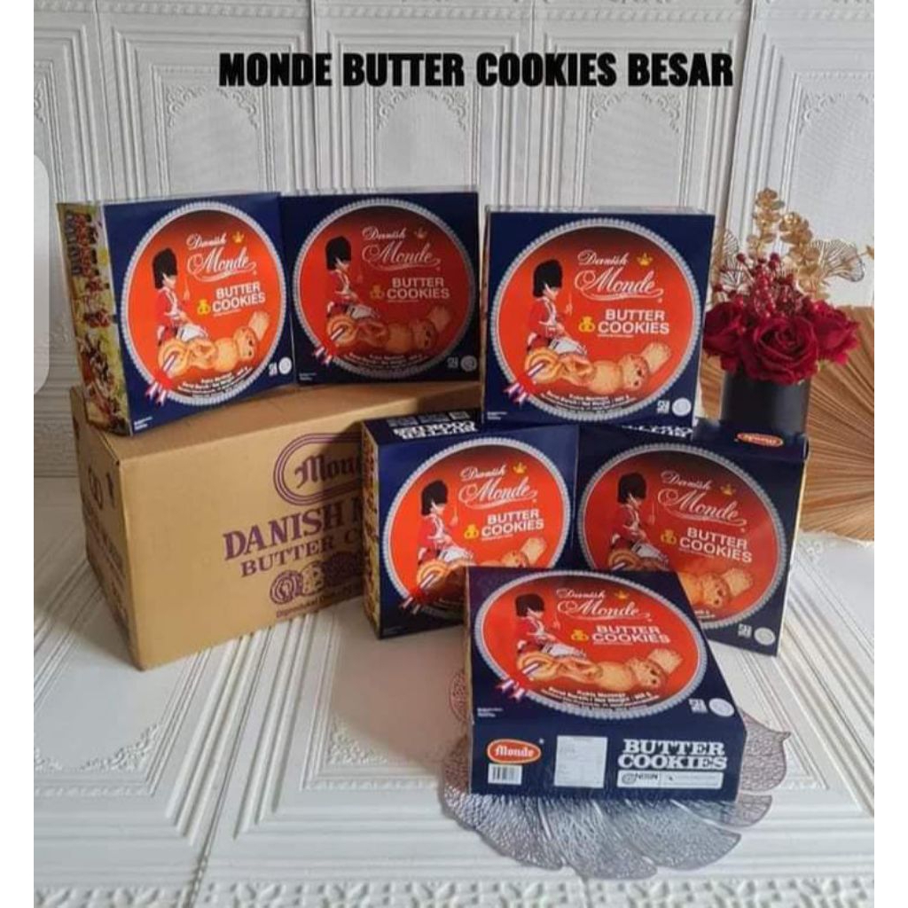 Monde Butter Cookies Kaleng Besar 908Gram