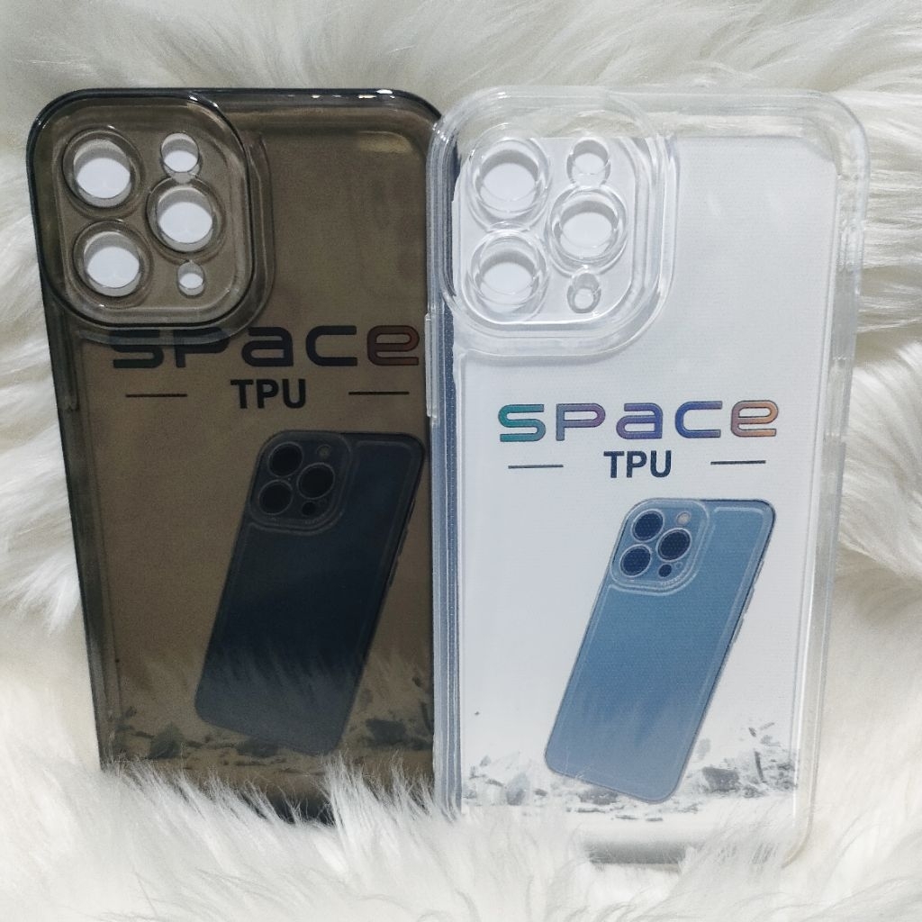 Soft Case Space Tpu Original iPhone 11 Pro Silikon Casing Clear Bening Hitam Black Transparan