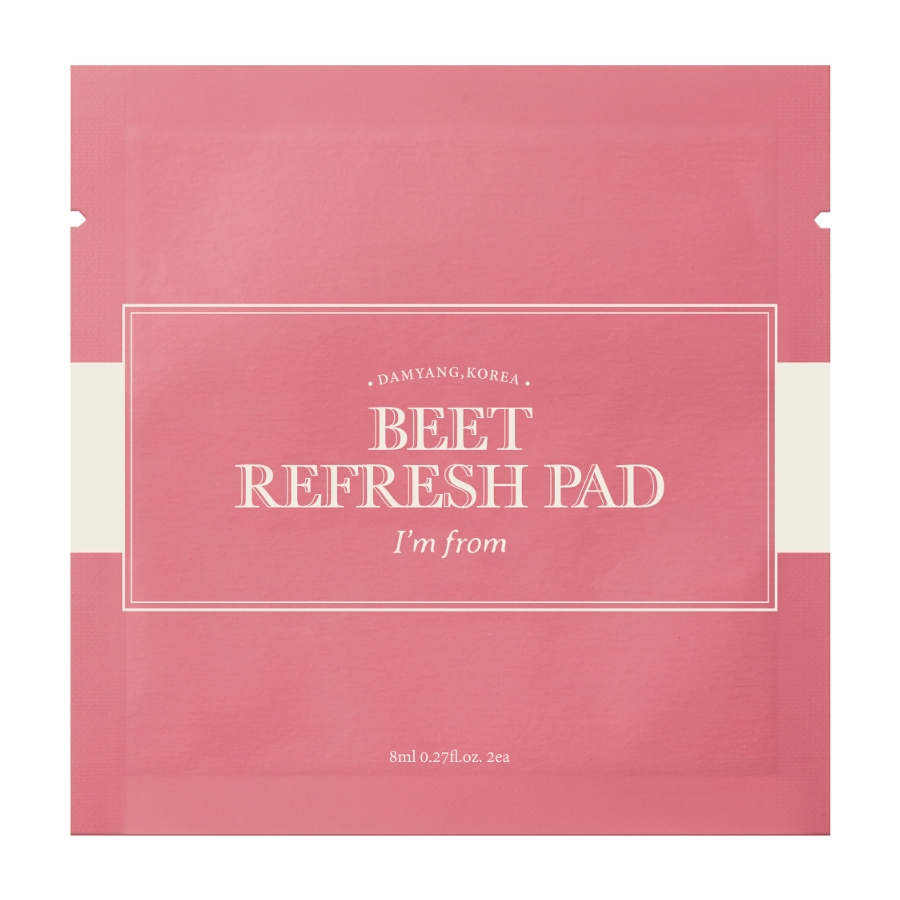 [Sample] I'M FROM Beet Refresh Pad SACHET (8ml / 2 Pads) (Toner Wajah - Melembabkan, Menutrisi & Men