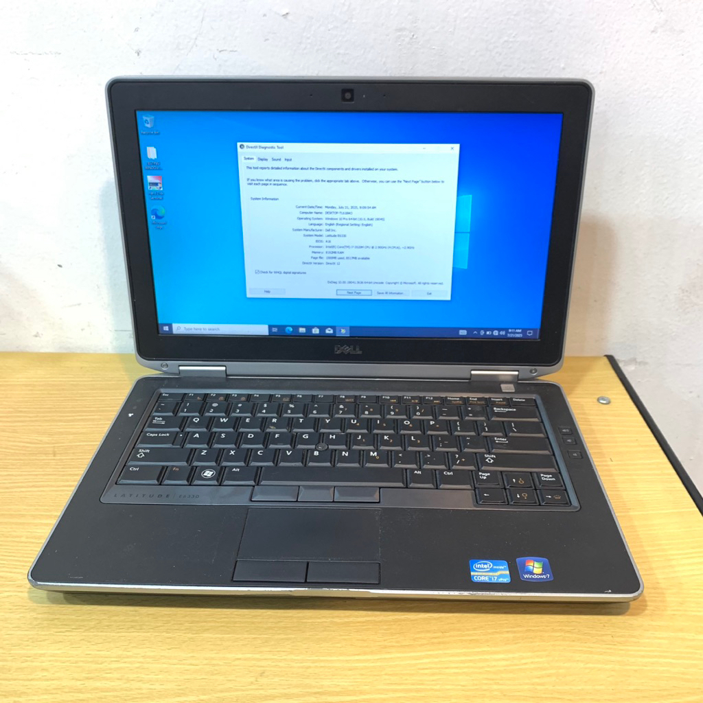Laptop Dell latitude e6330 Intel core i5 3340M || RAM 4gb HDD 500gb