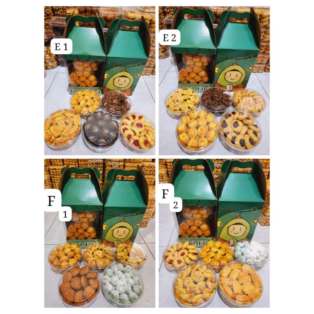 Paket Kue Kering Lebaran isi 5 ukuran 250 gr