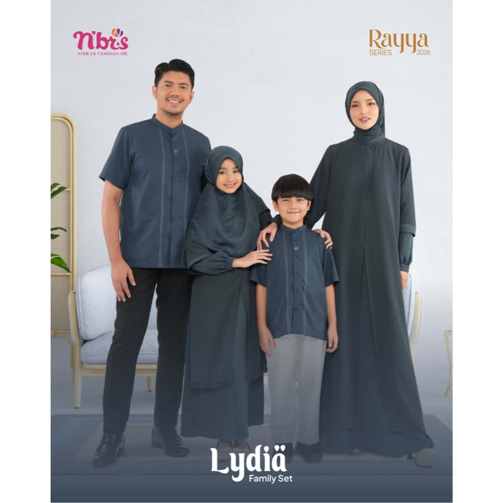 SERAGAM SARIMBIT TOSCA KELUARGA TERBARU 2026 DIARAYYAKU LYDIA TEAL BY NIBRAS NBRS BESTSELLER - BAJU 