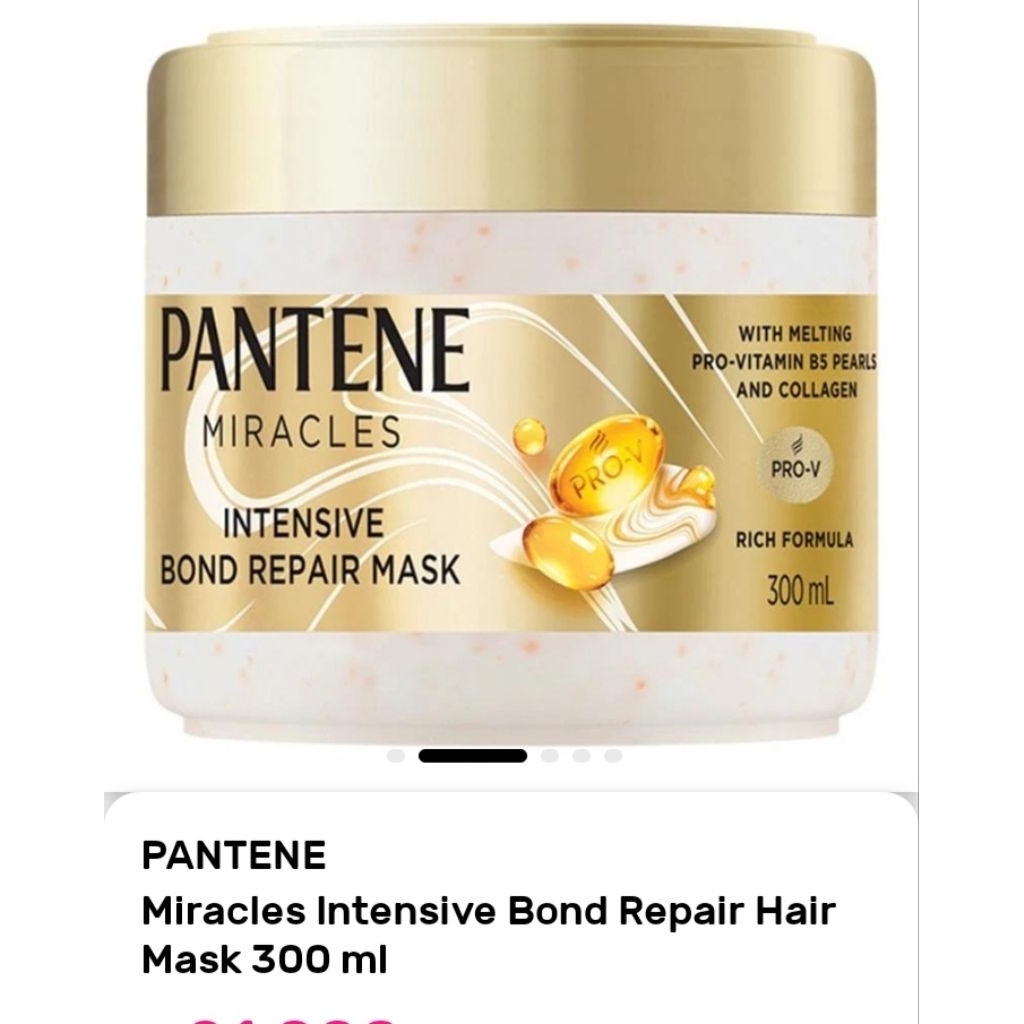 Pantene miracles intensive bond repair hair mask 300ml