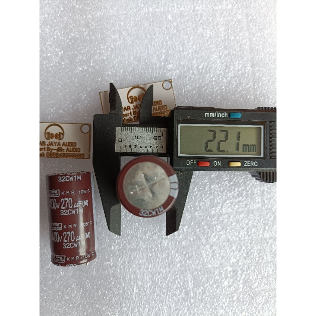 elko elco 270uf 400v baru Nippon chemicon original