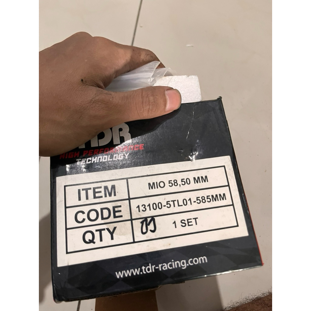 cylinder kit blok seher mio fullset tdr racing