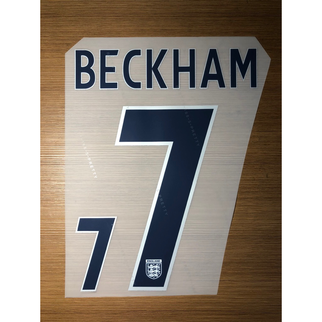 NAMESET BECKHAM, ROONEY ENGLAND HOME 2006