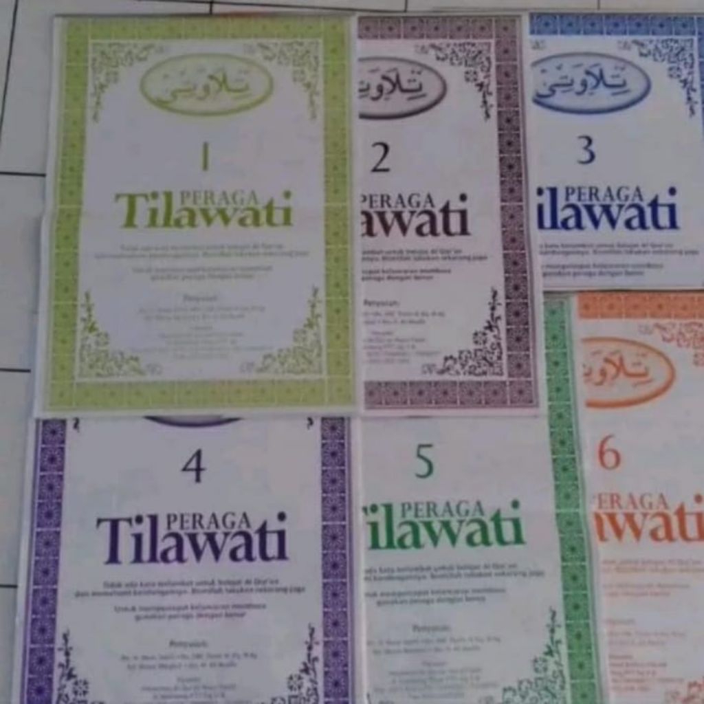 Peraga Tilawati 1-6 dan peraga Paud Original