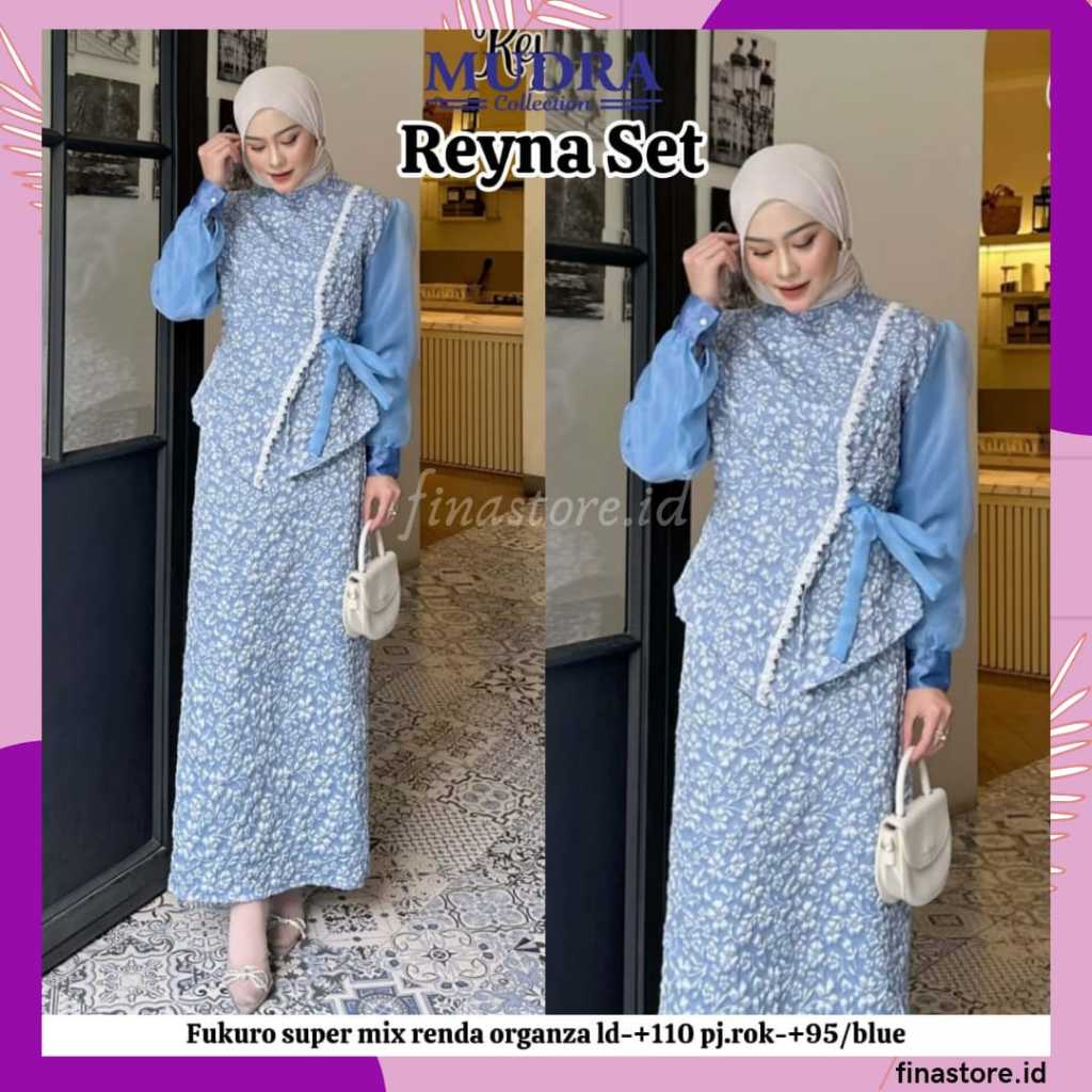 Gamis Mudra Collection / Gamis Terbaru / Gamis Wanita / Gamis Premium / Gamis Pesta / One Set / Sete