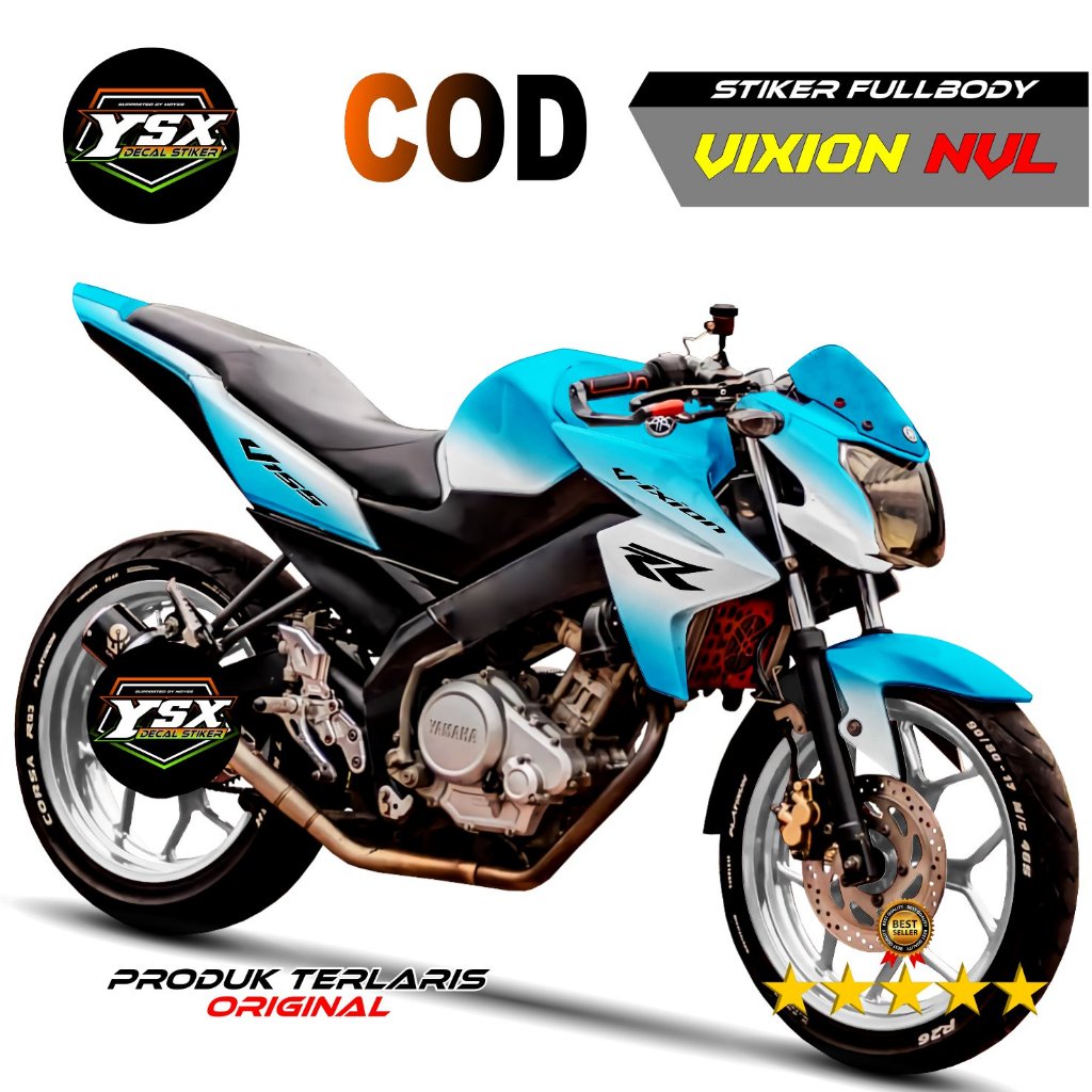 Decal Stiker New Vixion NVL 2012-2015 Full Body Stiker Decal Variasi New Vixion NVL Full Body Desain
