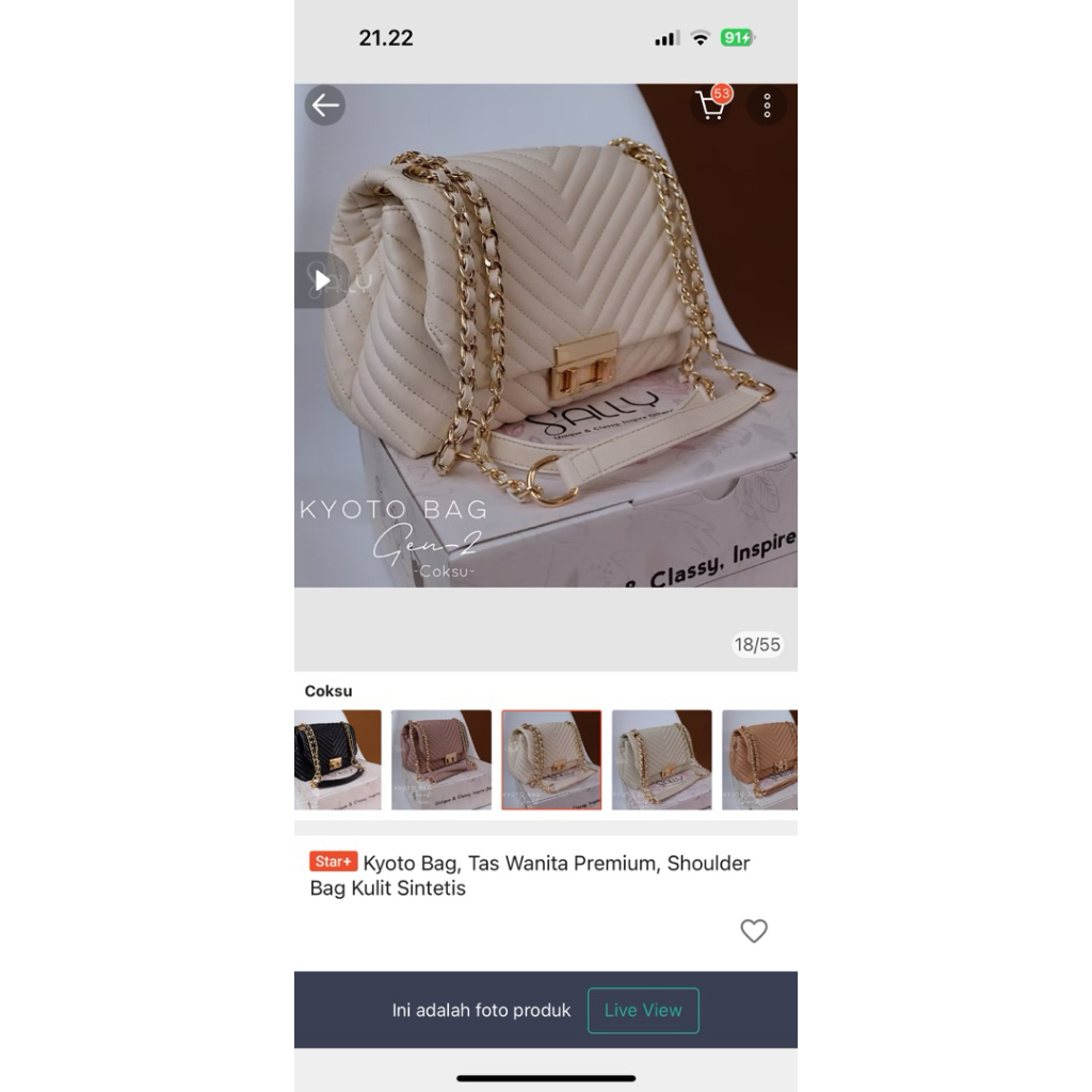 preloved tas sally scarf