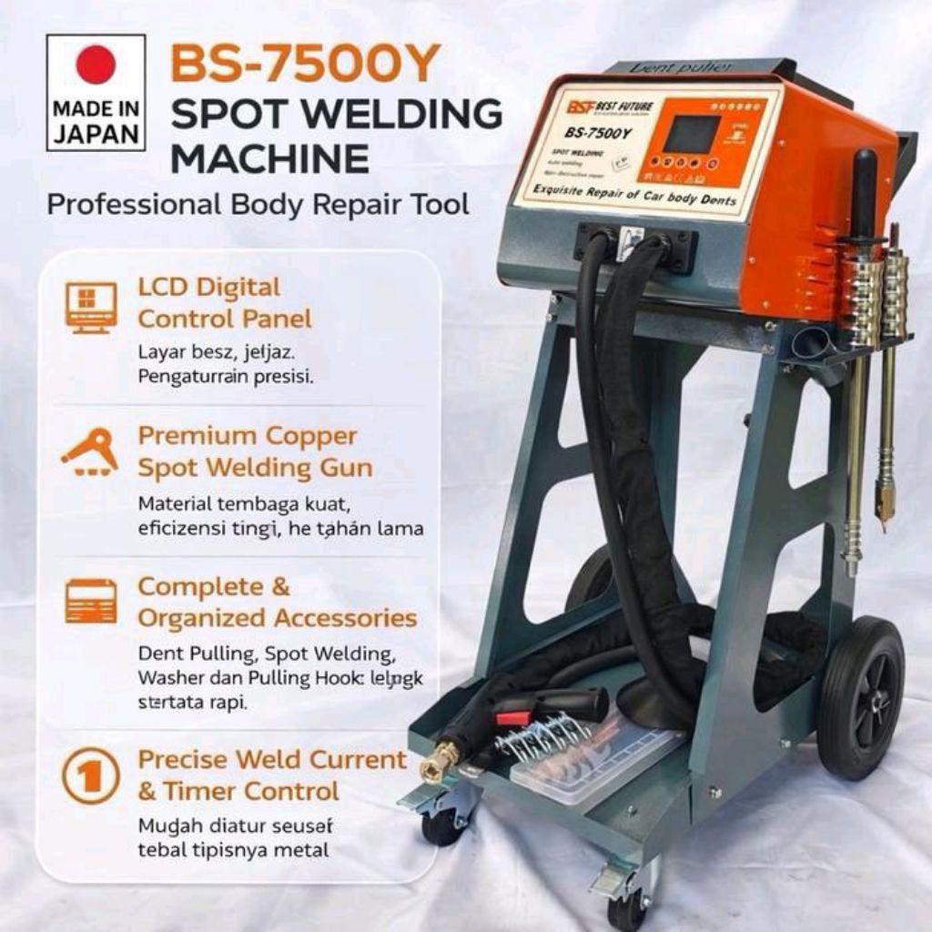 Spot Welding Machine Golden Power BS-7500Y Mesin Las Repair Body Mobil Dent Repair Body Penyok Welde