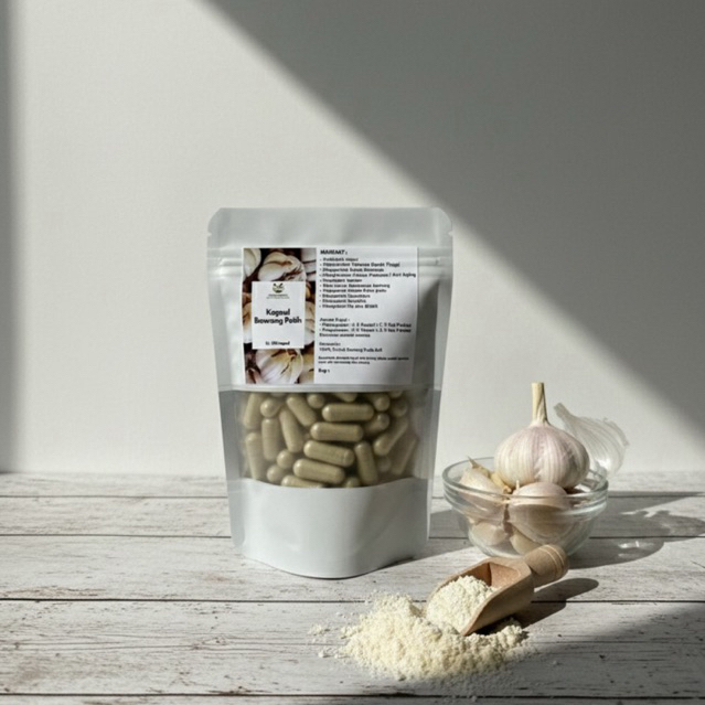 Kapsul Bawang Putih Isi 100 Asli Herbal