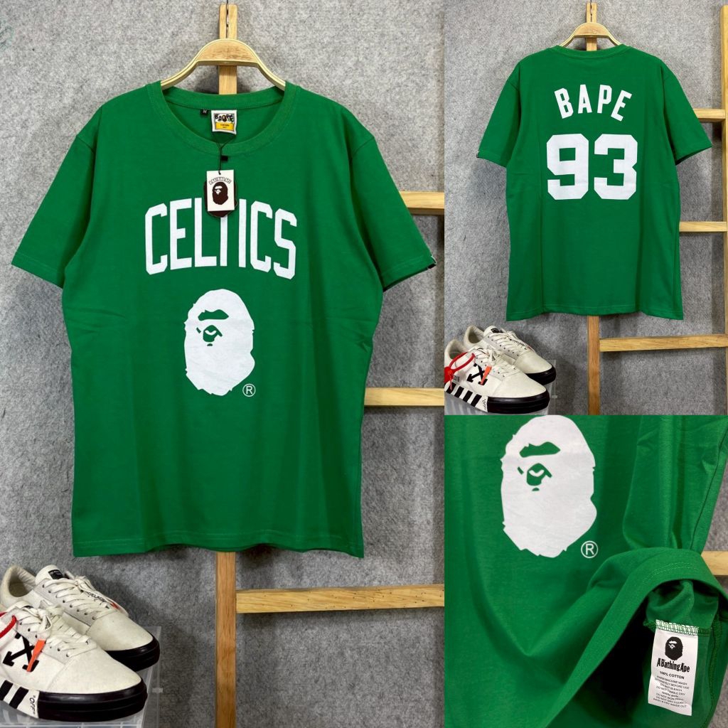 Bathing Aape T-Shirt Branded Premium Kaos Distro Lengan Pendek 100% Cotton Combed 30S Original Quali