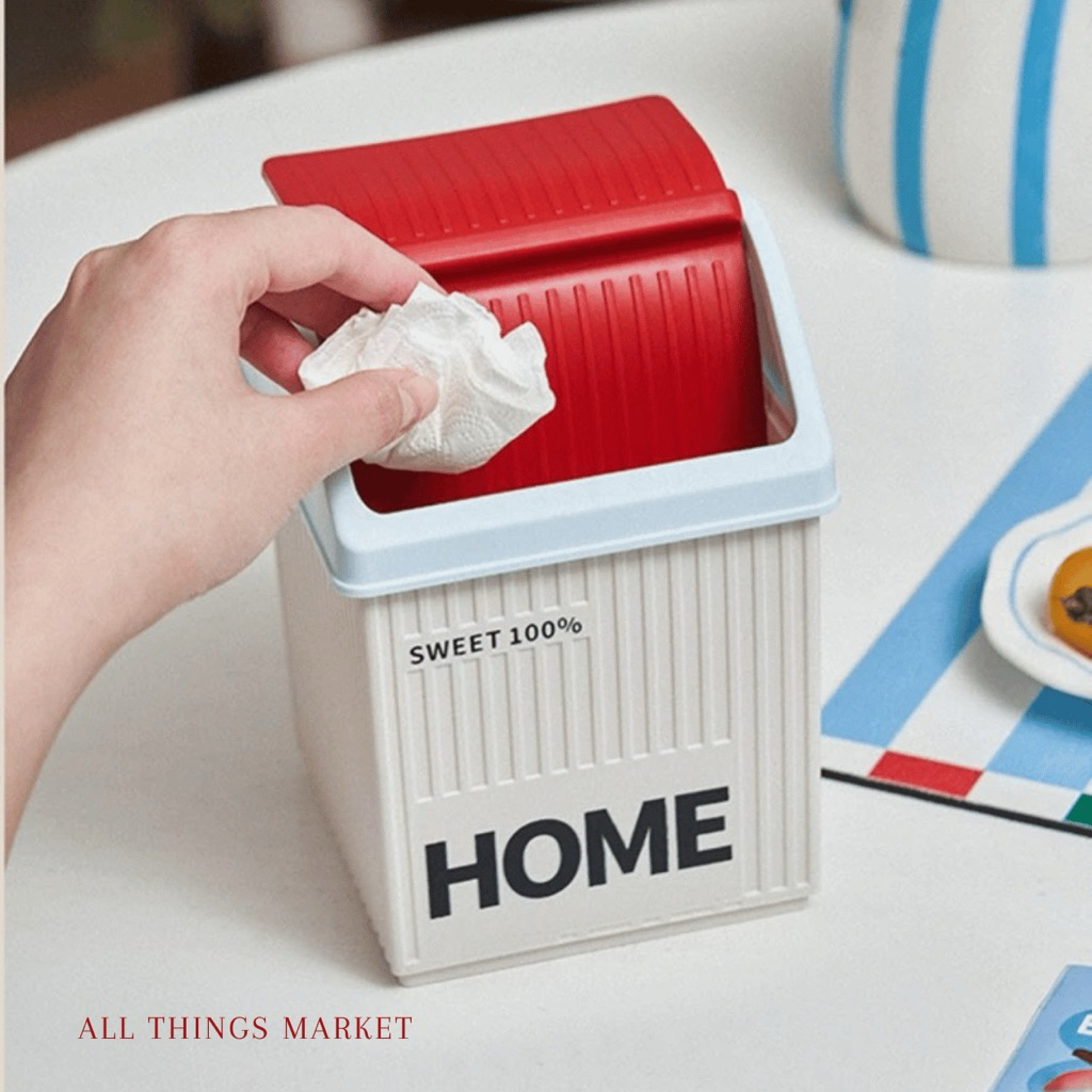 Tempat Sampah Mini kamar tidur lucu /Tempat Sampah Kecil Meja / Tempat Sampah Kecil Aesthetic