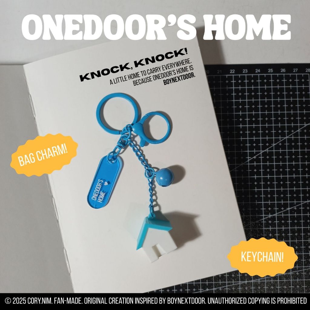 Onedoor's Home Boynextdoor Keychain Gantungan Kunci dan Tas Fanmerch