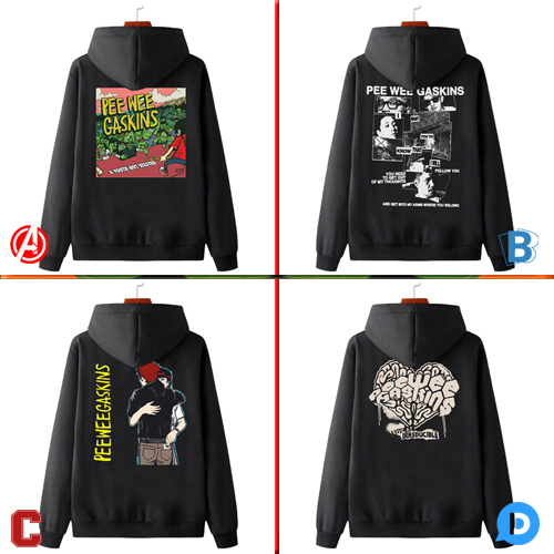 Sweater Pee Wee Gaskins Hoodie Casual Unisex Bahan Cotton Fleece [Bisa COD]