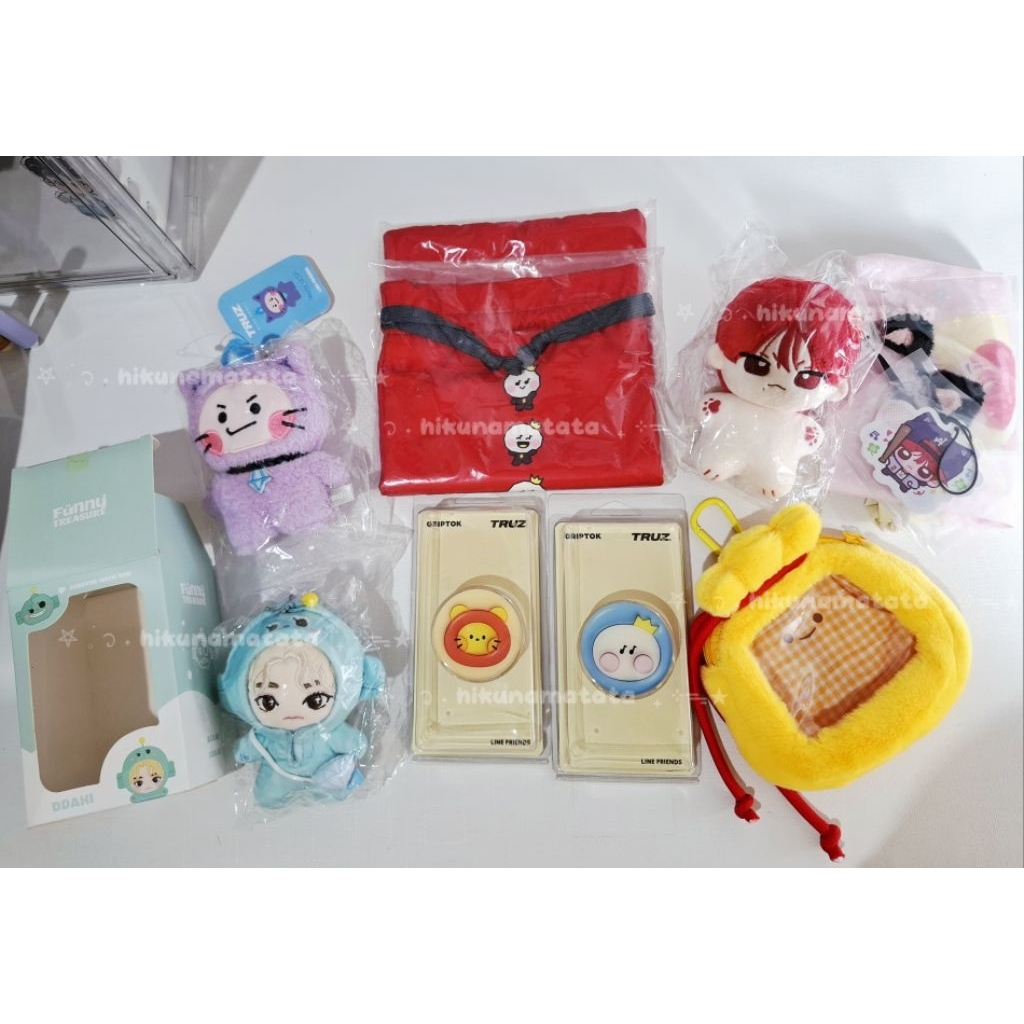[READY STOCK] TRUZ Chilli Tatton Mascot Yochi Lawoo Griptok Keyring Pouch Teulight Funny Treasure Dd