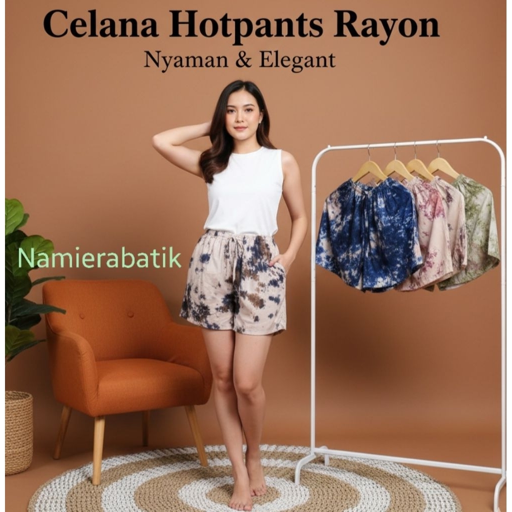 Celana Pendek Wanita Hot Pants Pendek Jumbo
