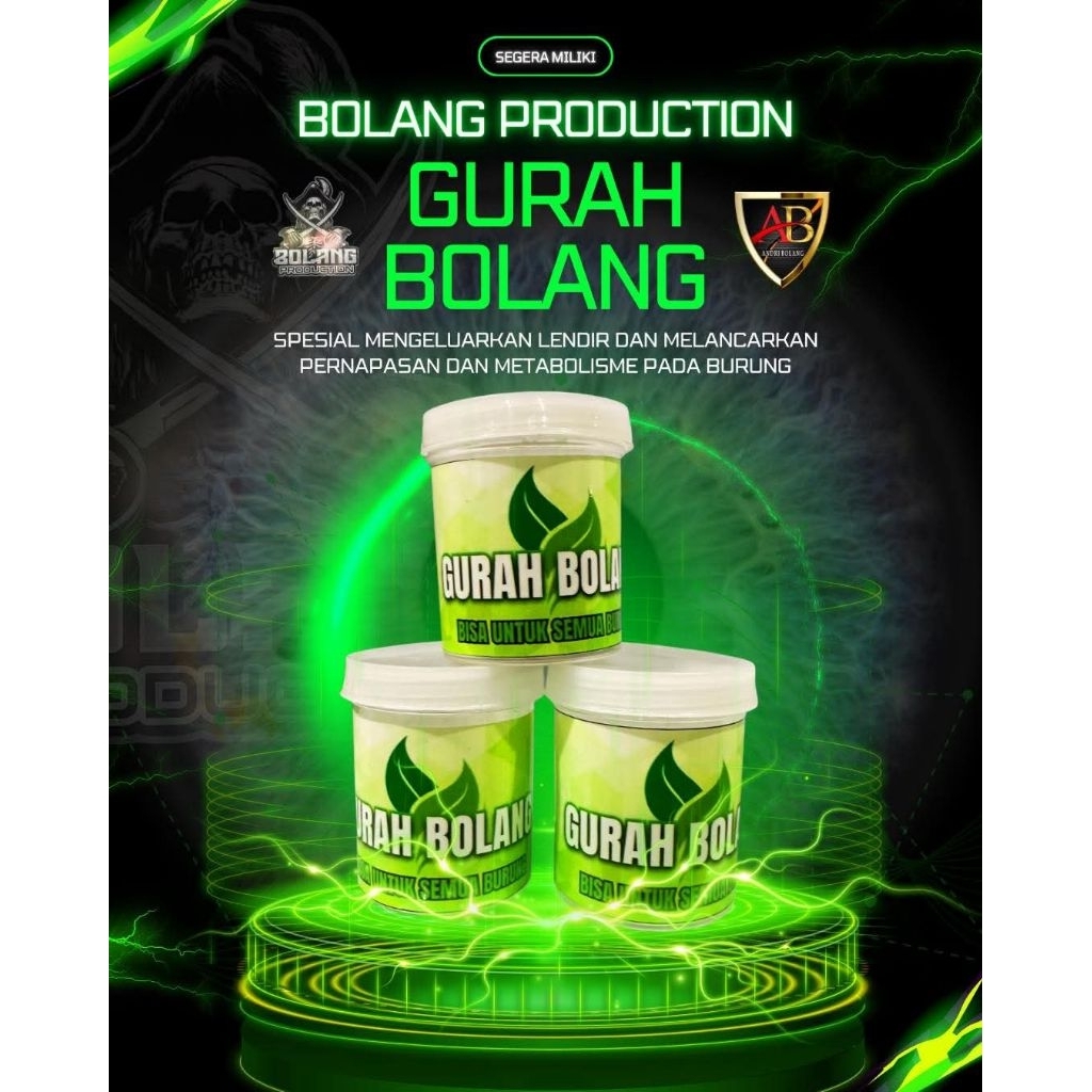 GURAH BOLANG ORIGINAL COCOK UNTUK BURUNG BERKICAU