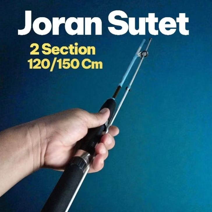 Murah..Joran Pancing Sutet 120 135 Cm 2 Section Kuat  Dan Tahan