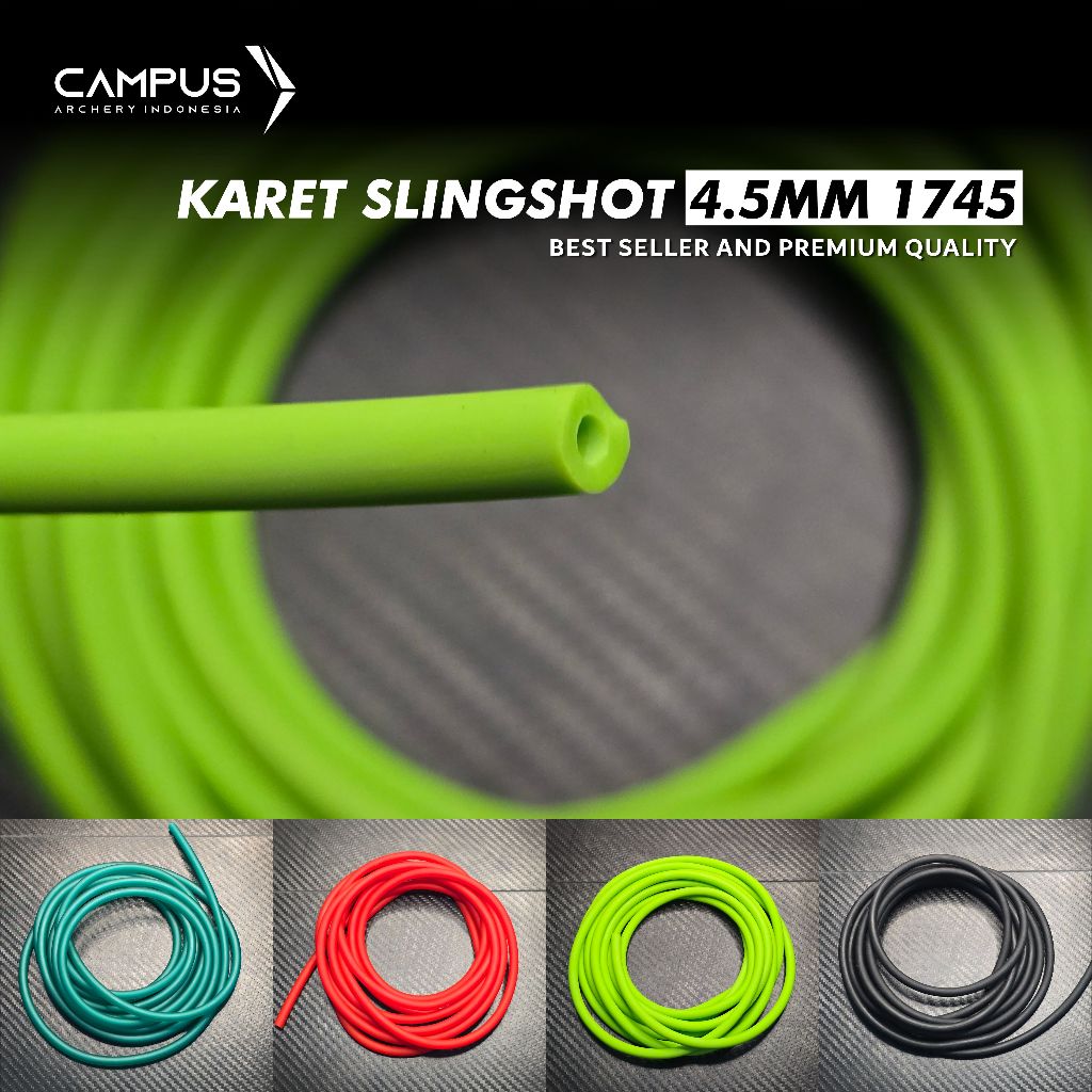 Karet Ketapel Ikan 4.5MM 1745 Slingshot Rubber Premium