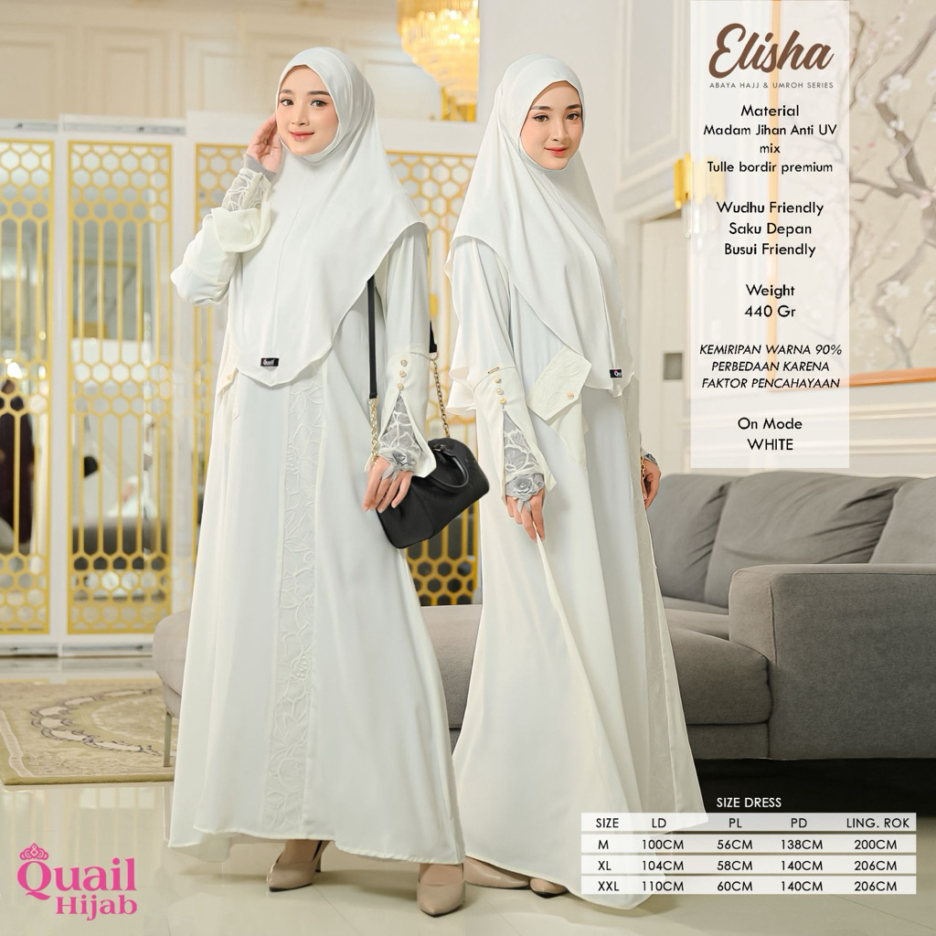 Quail Hijab - ELISHA EXCLUSIVE DRESS ORI QUAIL