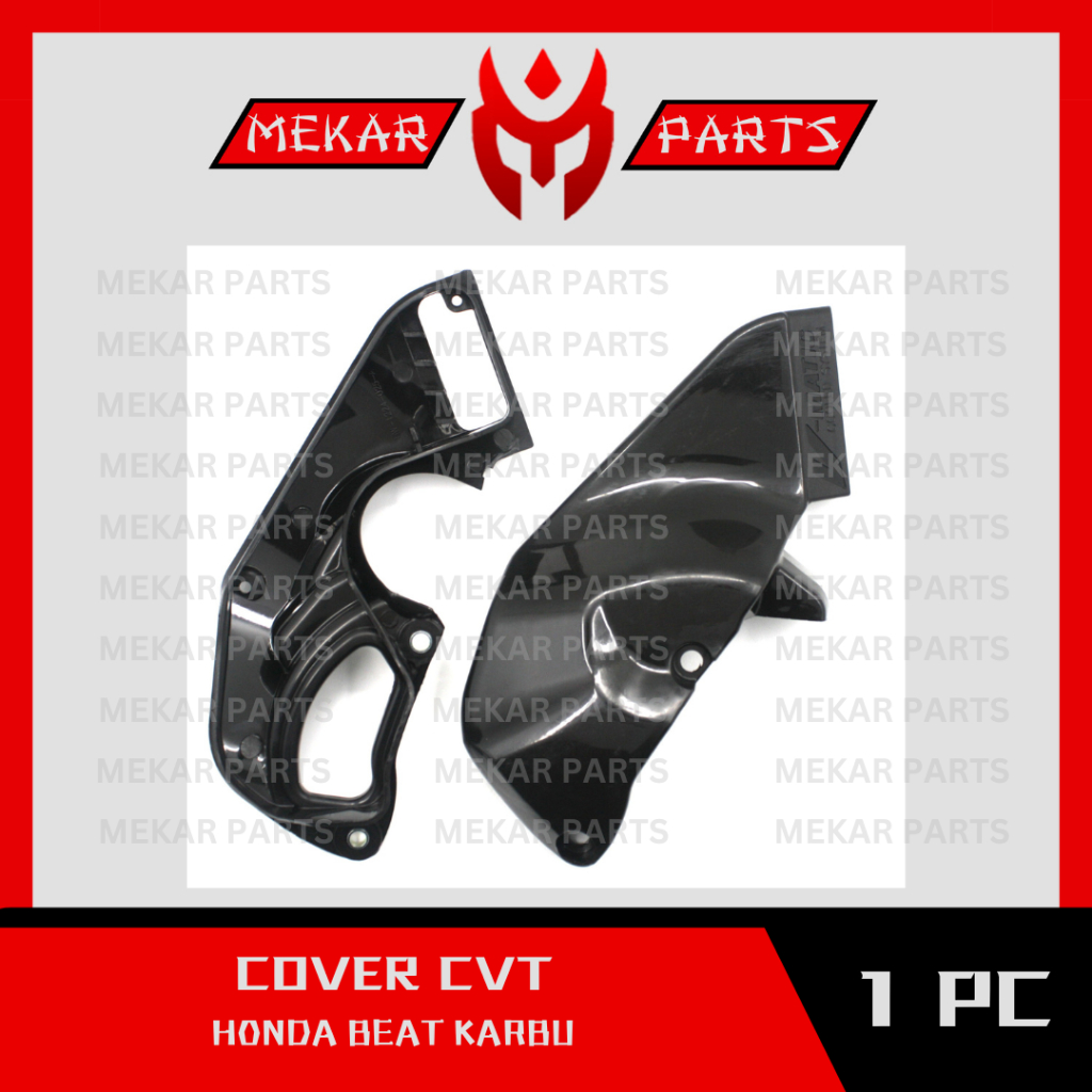 MEKAR-PARTS/COVER-CVT/PENGAMAN/TUTUP/AIRDUCT/MOTOR/HONDA/BEAT-KARBU/HITAM/GRADE-ORI
