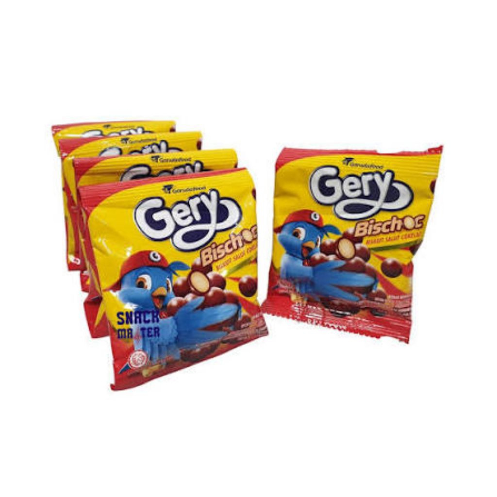 jajan rentengan gery bishoc jajan gery bulat coklat