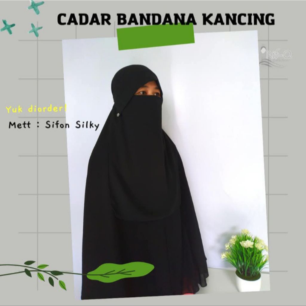 Cadar Bandana Kancing
