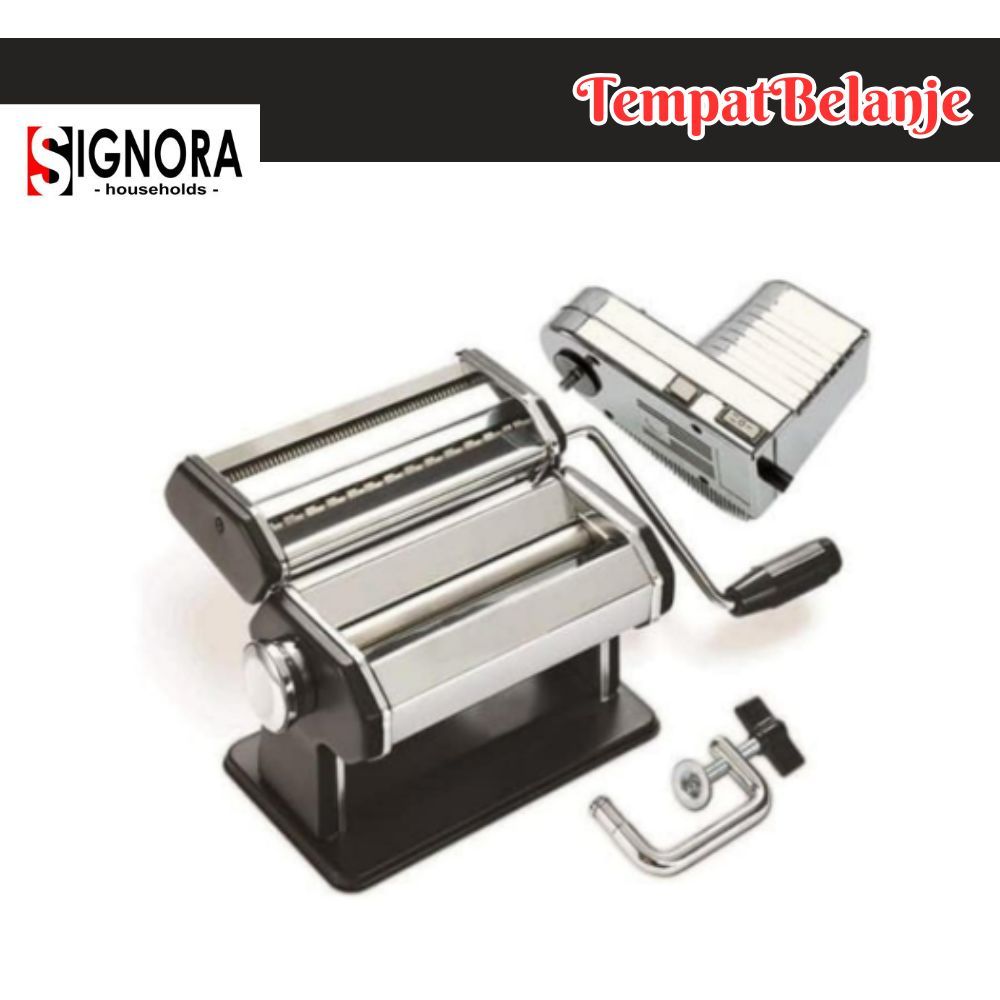 READY Signora Noodle Motor Maker Mesin Pembuat Cetak Giling Potong mie pasta listrik otomatis