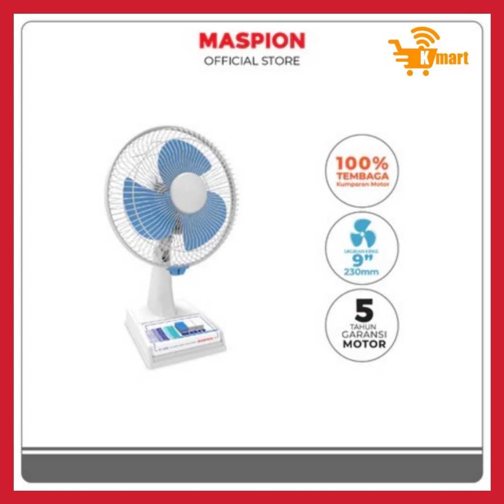 DESK FAN MASPION F 23 D / KIPAS ANGIN MEJA