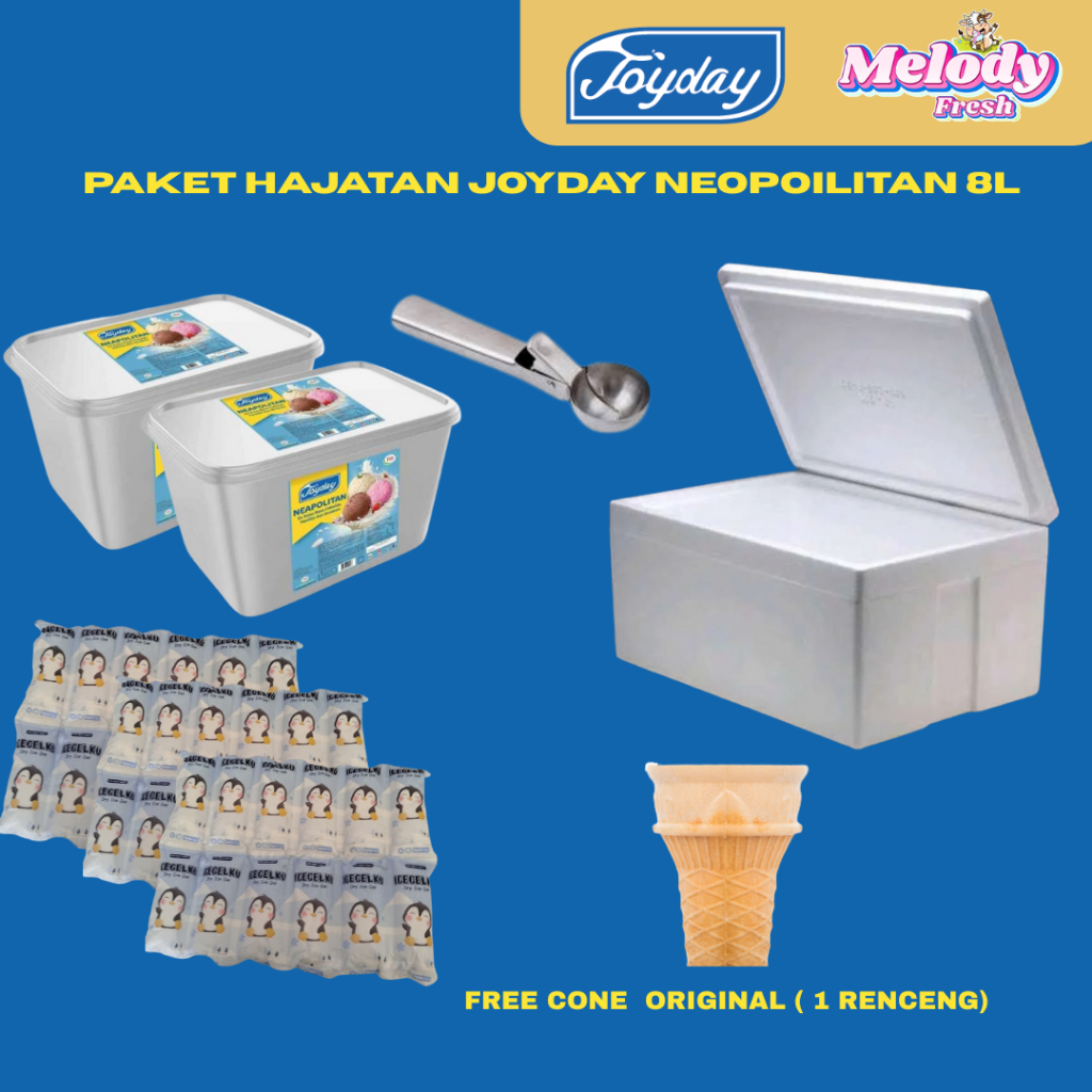 PAKET HAJATAN JOYDAY NEOPOLITAN 8L