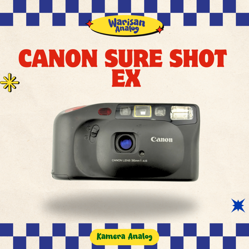 KAMERA ANALOG CANON SURE SHOT EX | REUSABLE CAMERA FILM 35MM | KAMERA FILM