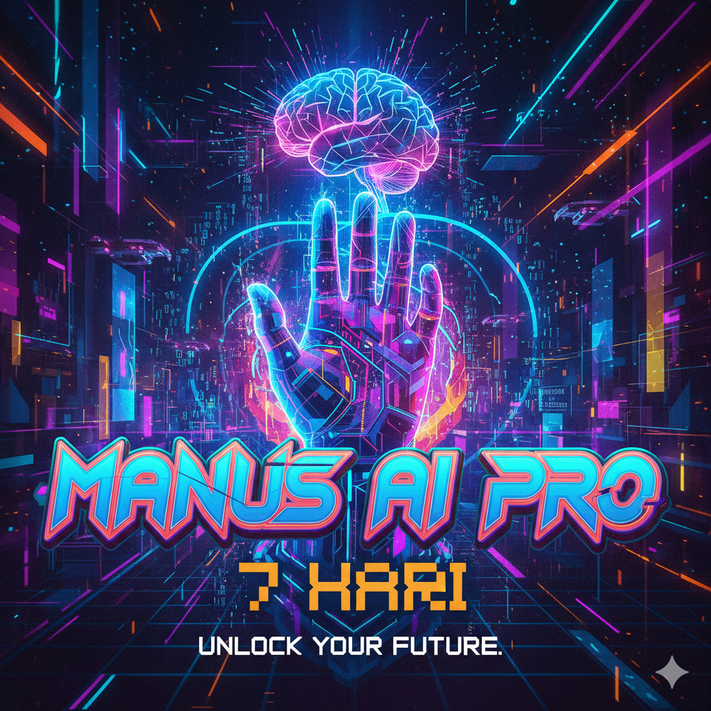 Manus AI Pro AI Task Automation Premium 7 Hari