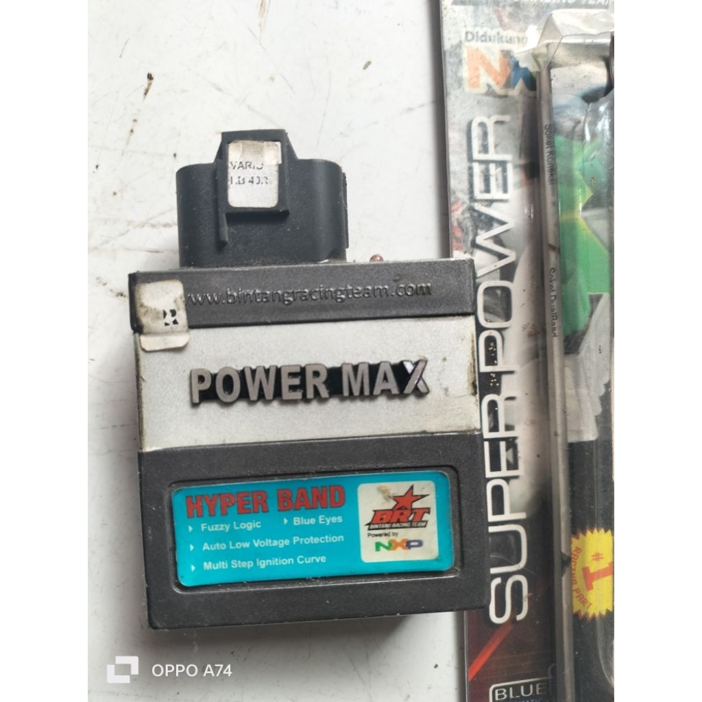 CDI vario 110 karbu (tekno) power max second baru pakai 1 bulan.di jamin masih bagus normal bekas pe