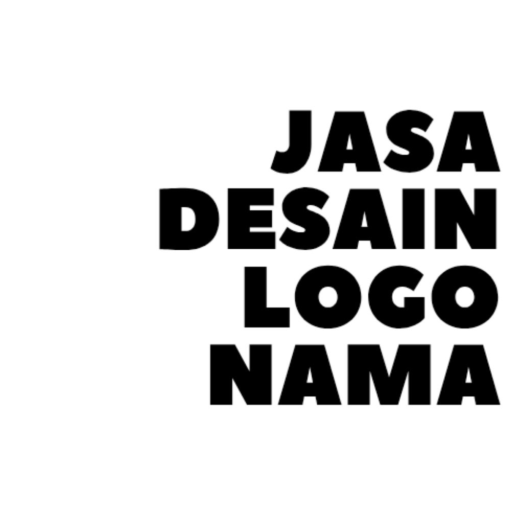Jasa desain logo nama paling menarik