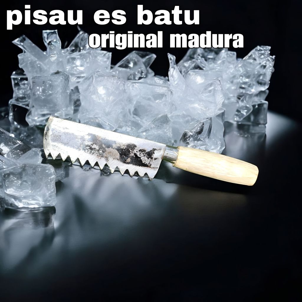 pisau es batu siap pakai khas madura asli