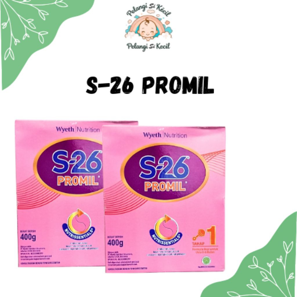 Susu S-26 Promil tahap 1 0-6 bulan 400 gram ex9/7/26