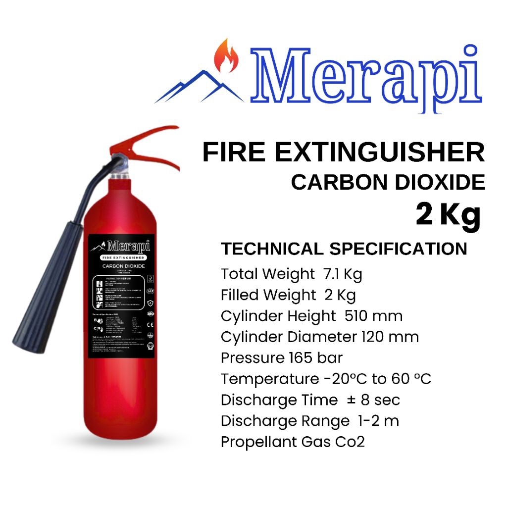 Apar Co2 Merapi 2kg