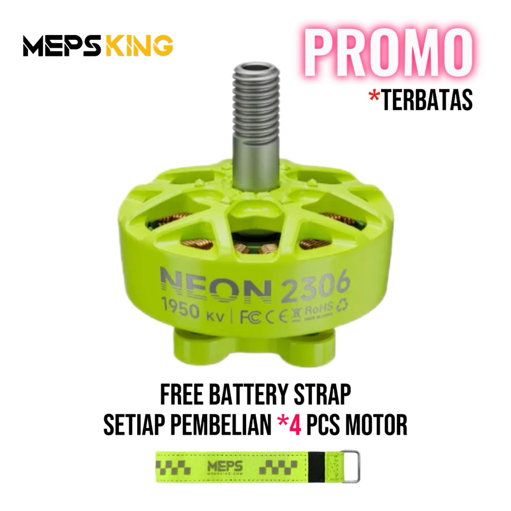 MEPSKING NEON 2306 Quad 6S 1950KV/2050KV Motor 5 Inch Freestyle FPV Drone
