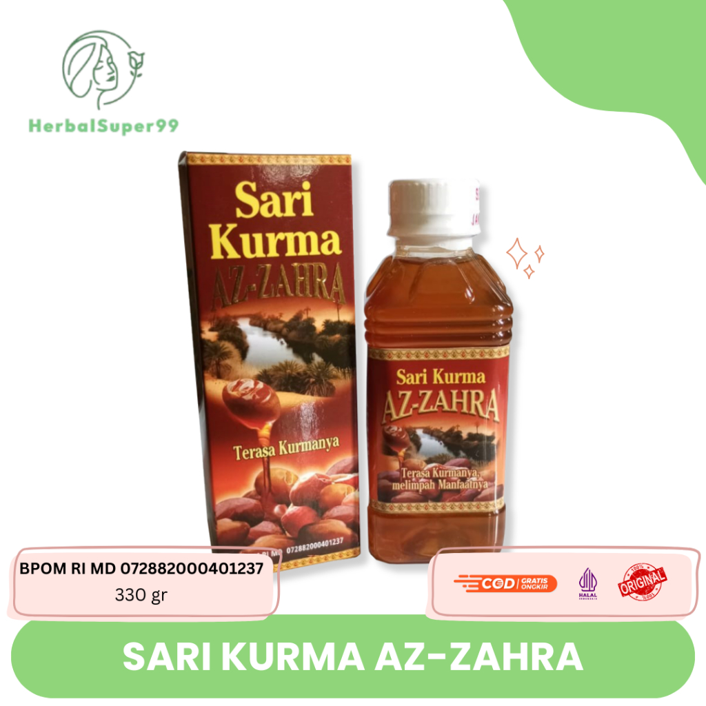 Sari Kurma Az Zahra Reguler - Madu Sari Kurma Original 330 gr