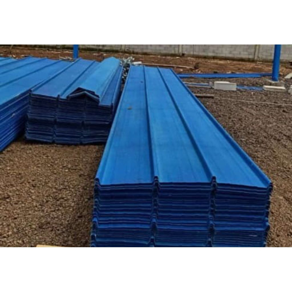 SENG GELOMBANG WARNA : BIRU , MAROON , HITAM , HIJAU LEBAR : 80 x 180 CM  (HARGA / METER)