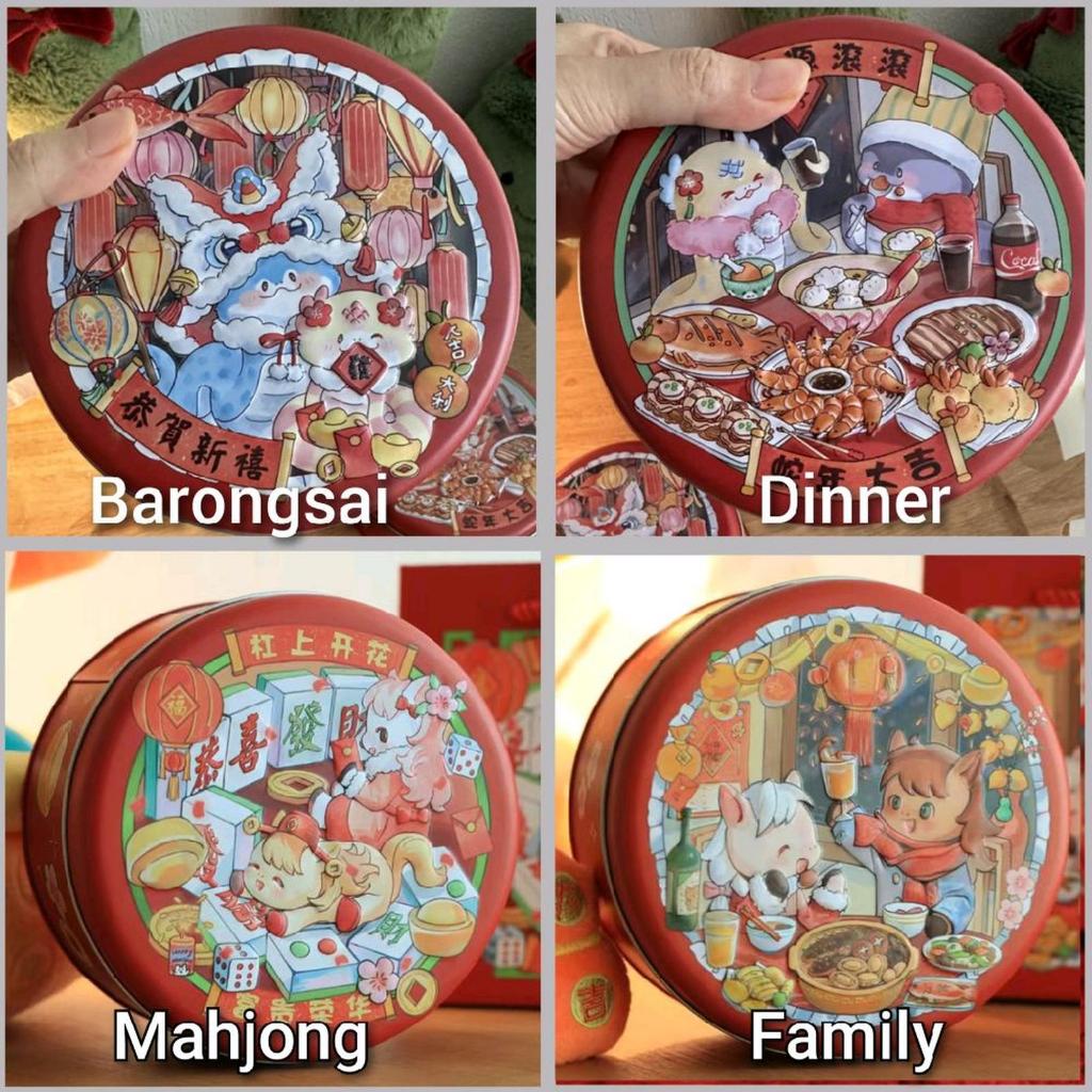 (GB98) Kotak Kaleng Imlek Diameter 14cm