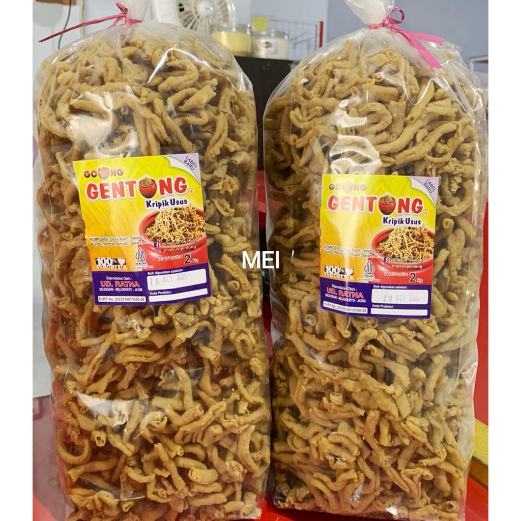 Grosir Kripik Usus Tjap Gentong Murah