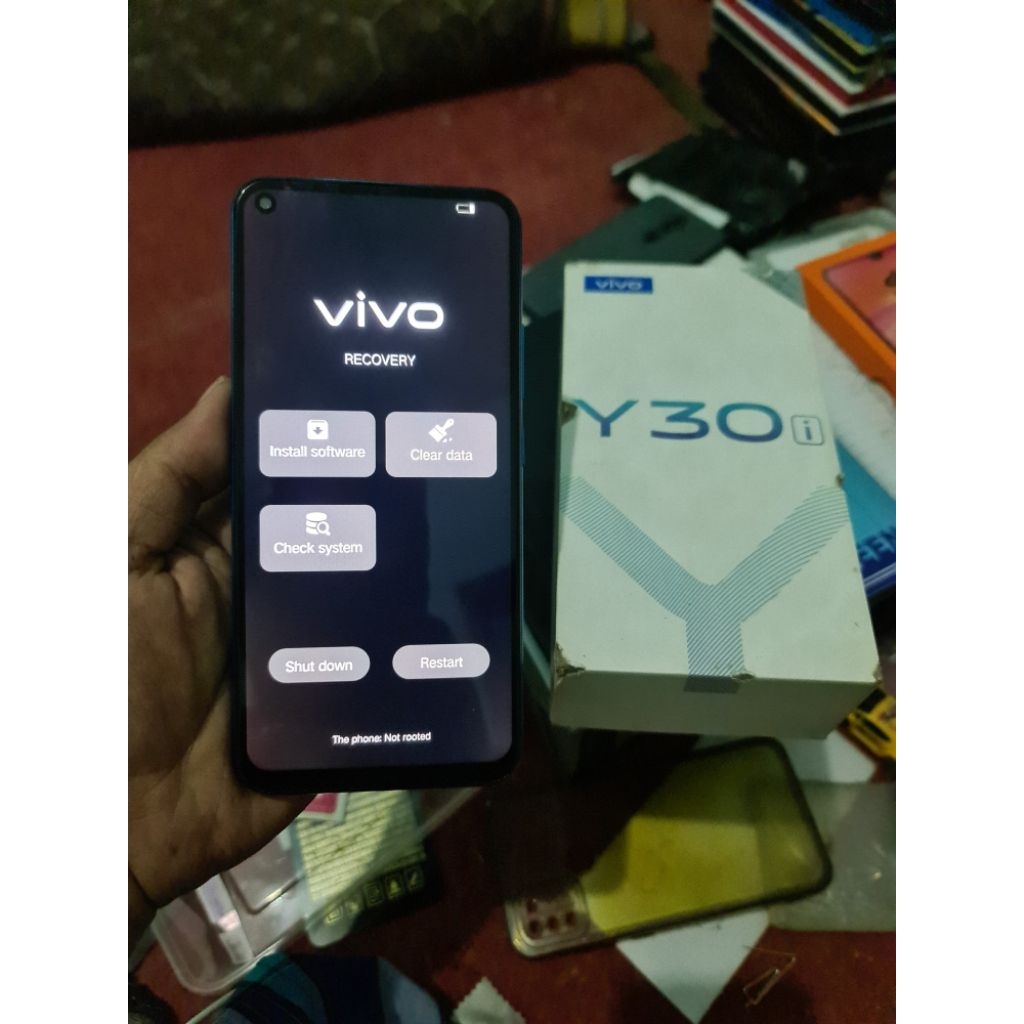 VIVO Y30i Ram 4/64 Hp Dos aja minus ceket di recovery