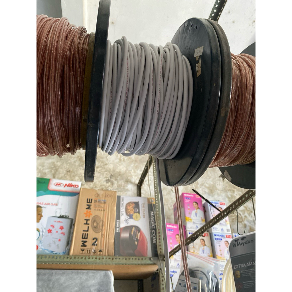 1M kabel chiyoda serabut 2x0,75 isi 2